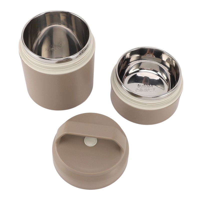 Stainless Steel Insulated Food Jar Double Layer 620ml Capacity Leak