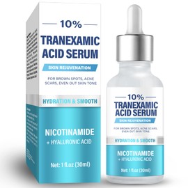 Tranexamîc Acid 10% Serum, Discoloration Correcting Serum, Natural Dark Spot Remover for Face, Hyaluronic Acid & Niacinamide