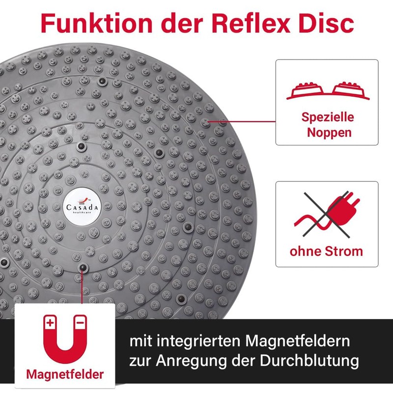 Casada ReflexDisc without Power Foot Massage Disc for Reflexology with