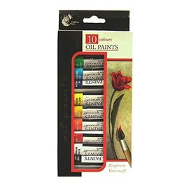 Chiltern Arts 10 Oil Paints in Colours 10 x 12ML Colour Paint Set.