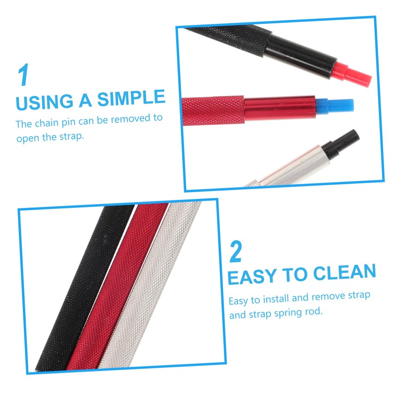 Beavorty 3 Pcs Watch Hand Press Tool Kit Watch Strap