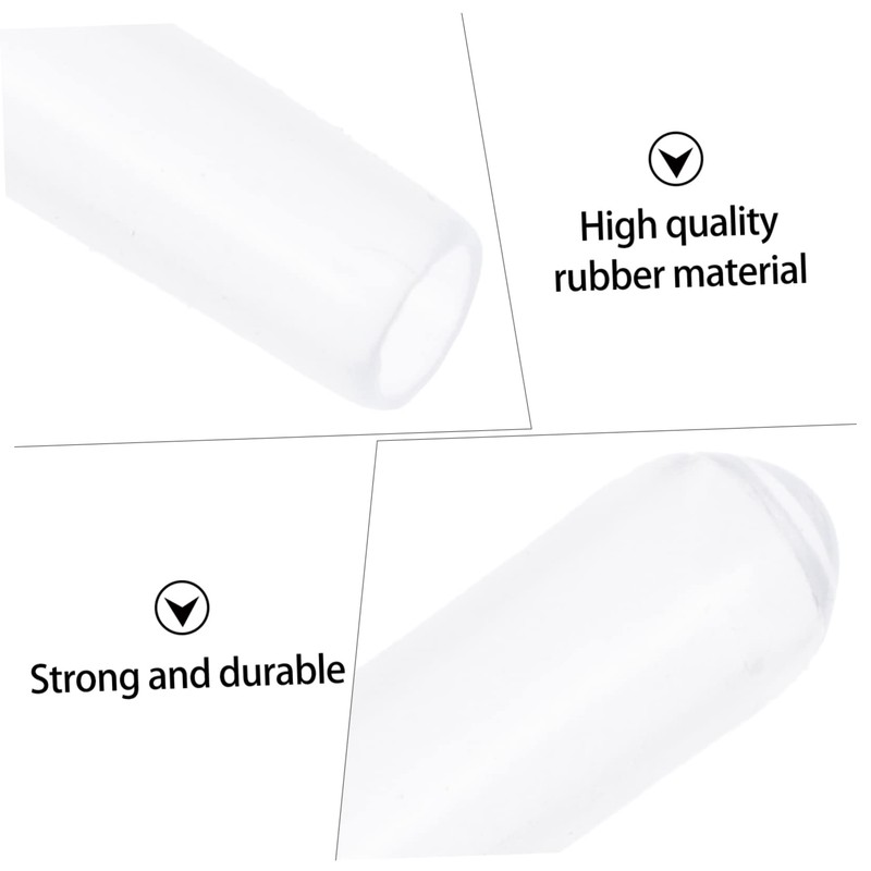 Mobestech 200 Pcs 4mm Dishwasher Rack Tine Prong Cover Wire