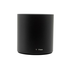 Toileum 49/52/55/58/62/67/72/77/82/86/105mm Telephoto Lens Hood, 77mm Metal Lens Hood, Camera Lens Protection, Fits 77mm Camera Lens, 77mm x 78mm Long Telephoto Lens Hood Height 78mm
