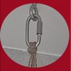 Quick Chain Link Repair Carabiner, Marine A4 Stainless Steel 316