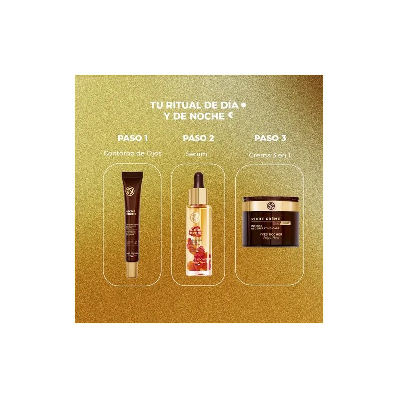 Yves Rocher Crema Facial Antiedad Riche Creme Fórmula Vegana Nutre