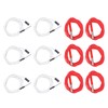 6Pcs Thermistor Wires with Terminal 6Pcs Heating Rods 3D Printer