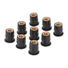 100PCS Well Nut M6x0.8mm Rubber Modification for Motorcycle ATV Windscreens