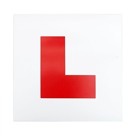 SKS Distribution® Secure & Safe Fully Magnetic New Learner L Plates Genuine Car Exterior Licence Stickers For Drivers