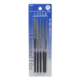 Takagi M&M Diamond File 5.5 inches (140 mm), Set of 5