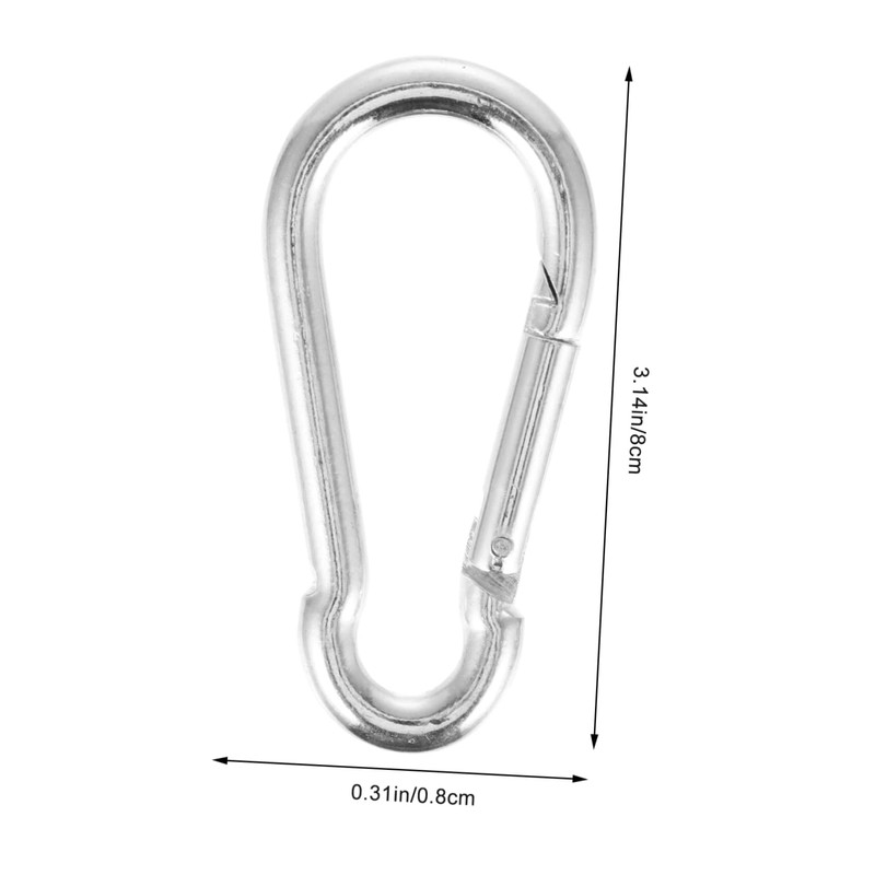 Mipcase 2 Pcs Heavy Duty Carabiner Hooks with Steel Bearing