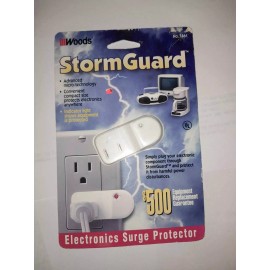 Storm Guard Electronics Surge Protector #7461 2 Line Protection Max 6000 Volts