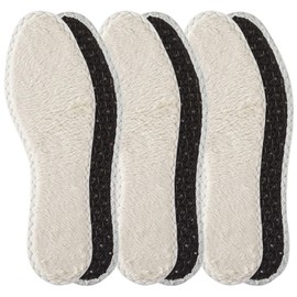 BERGAL THERMO TEC 3 Pairs of Winter Insoles with Aluminium Cold Insulation, Warming Winter Insoles with Multiple Cold Insulation, Warm Shoe Insoles, Thermal Sole for Long-Lasting Warm Feet, Size 44