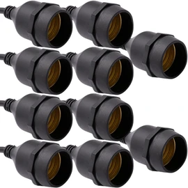 Waterproof lamp Holder，Light Socket, E26 Bulb Socket, lamp Holder, Light Bulb Holder, Pendant Light, E26 Socket Socket, Outdoor Protection, IP65 Waterproof, high Temperature, Long Life Design (10)