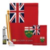 Canada Provinces Ontario Garden House Flags Kit Regional Canadian Territories