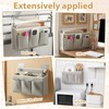 2 Pcs Wall Hanging Organizer Bag, Oxford Cloth Hanging Storage