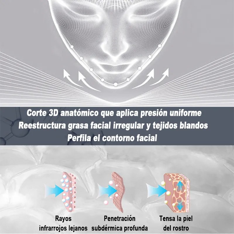 2pz Faja Mentonera Reduce Arruga Papada Y Adelgazante Facial