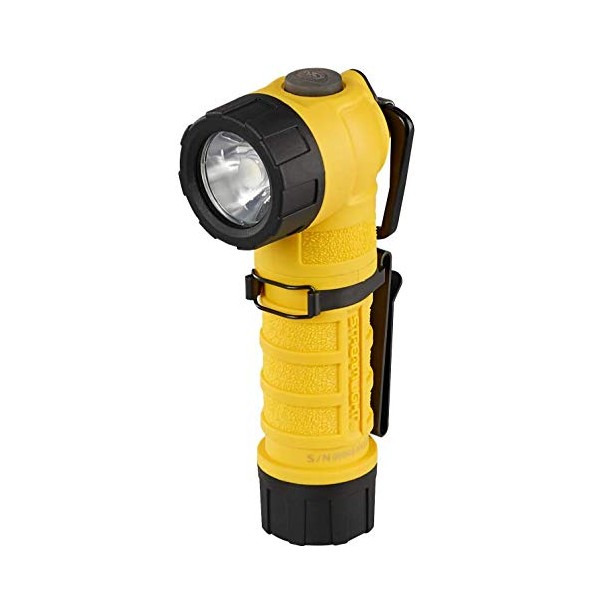 Streamlight 88836 PolyTac 90X USB 500 Lumens Multi-Fuel Right-Angle Rechargeable Flashlight, SL-B26 Battery Pack & USB Cord, Yellow, Box Packaged