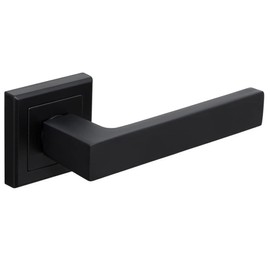 Hardware Store Door Fitting Handle Set for Room Doors Door Handle Deadlock BB PZ WC Black Matt Square Door Handle