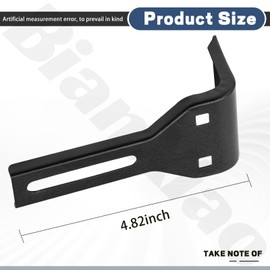 2 Pcs 041A5281-1 Safety Sensor Extension Bracket Kit Fits for LiftMaster Cham-BER-Lain Garage Door Opener Safety Sensors, Replace 41A5281-1 (Black)