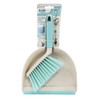 JVL Pro Clean Anti-Bacteria Mini Dustpan and Brush Set, Blue,