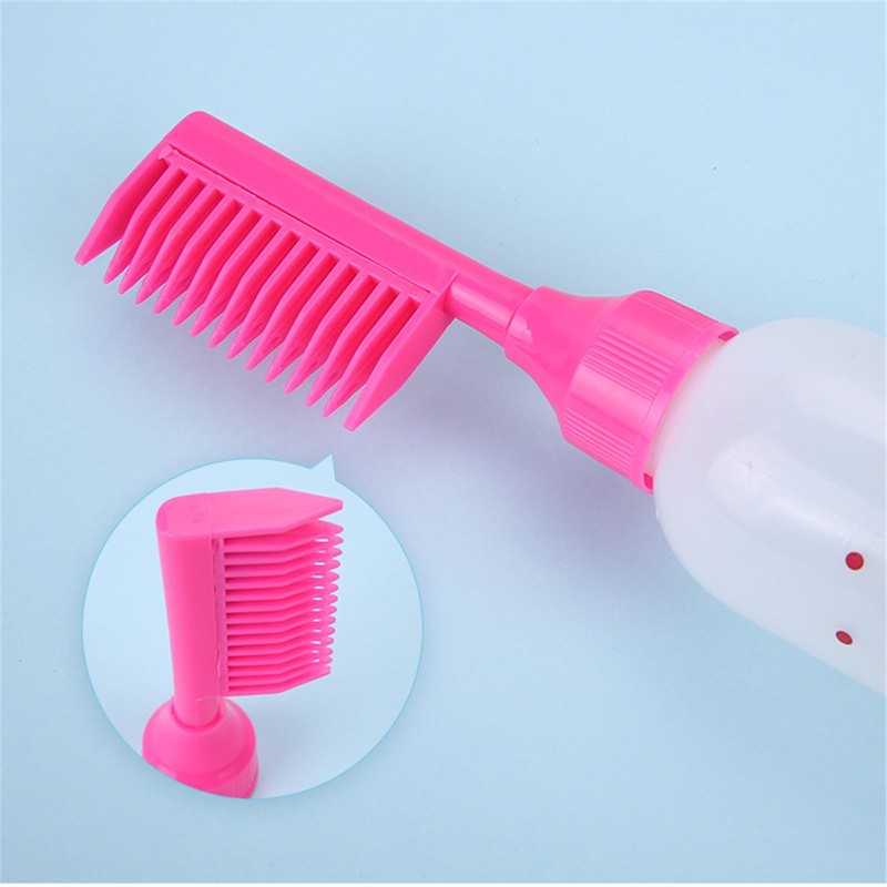 MEELYHOME Professional Hair Dye Comb Empty Bottle with Applicator Comb