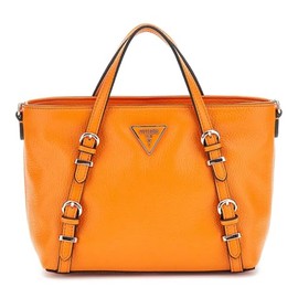 GUESS Levia Mini Satchel Tangerine, Tangerine