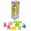 A to Z Dinosaur Bath Toys Set, 7 Colourful Characters,