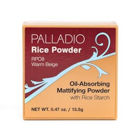 Palladio Rice Powder, Polvo Suelto Fijador, Absorbe el Aceite, Deja la Piel con Aspecto y Sensación Suave, Ayuda a que el Maquillaje Dure Más Tiempo Para un Aspecto Impecable y Fresco, Warm Beige
