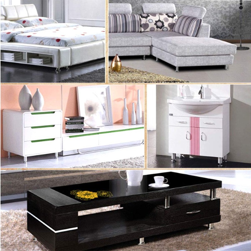 Stainless Steel Furniture Legs, Tiberham 4 Pcs Adjustable Sofa Legs