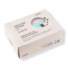 국산 무표백 무형광 화장솜 3겹 스킨팩 토너팩 100매 Korean Unbleached Non-Fluorescent Cotton Pads 3-Ply Skin Pack Toner Pack 100 Sheets