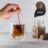 PAMI Disposable 5in Plastic Sip Stirrers/Straws, Value Pack of 1000