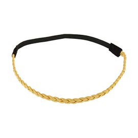 Mustard Yellow Women's Headband - Suede Simple and Plain Braided Hair Band, Velvet Aspect - One Size Thin Headband - Wedding Vintage Headband - Original Look Boho, Hippie