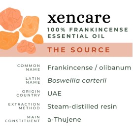 Xencare Organic Food-grade Frankincense Essential Oil 100% Pure and Natural 10mL