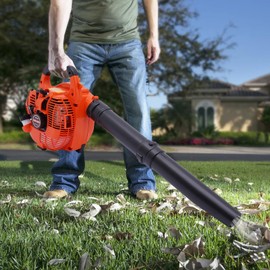 TFCFL Commercial Gas Powered Handheld Leaf Blower Heavy Duty Grass Yard Clean 2 Stroke Hand Held Leaf Blower Handheld Gas Powered Cleaning 25.4CC Leaf Sweeper 2 Stroke Leaf Blowers