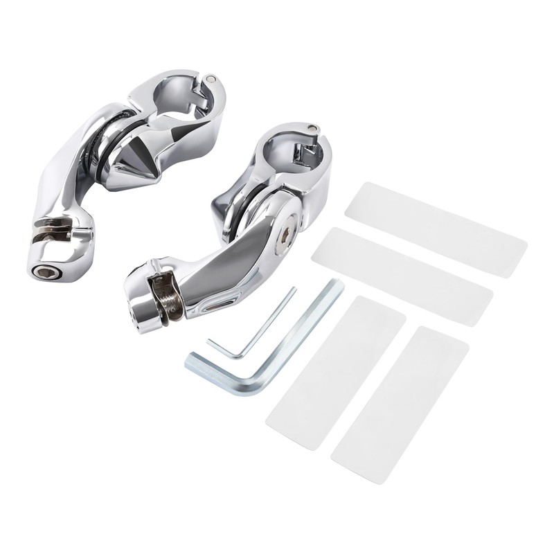TCMT 32mm 1 1/4" Highway Engine Guard Bar Highway Footpegs