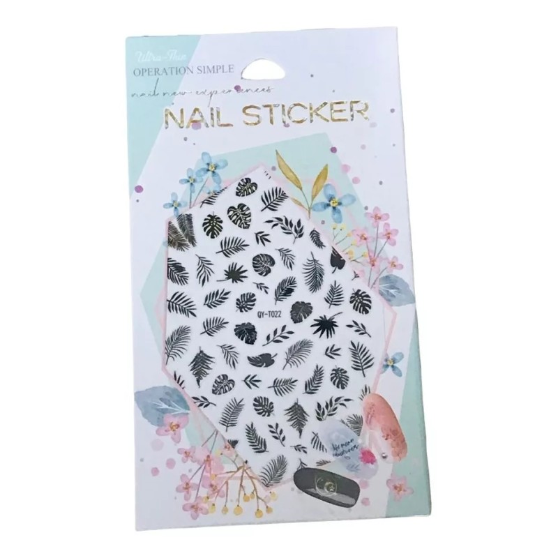 Nails stickers +1000 Stickers Para Uñas Nail Sticker Paquete 12