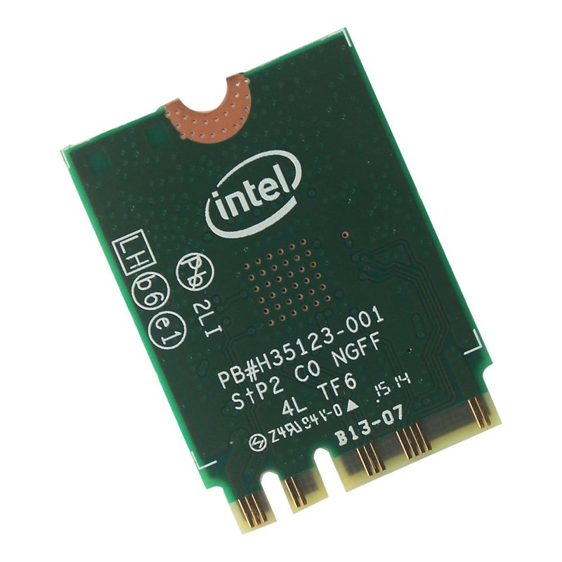 Intel Wireless-AC 7265 7265NGW 7265AC 867Mbps 2X2 NGFF Pcie Bluetooth
