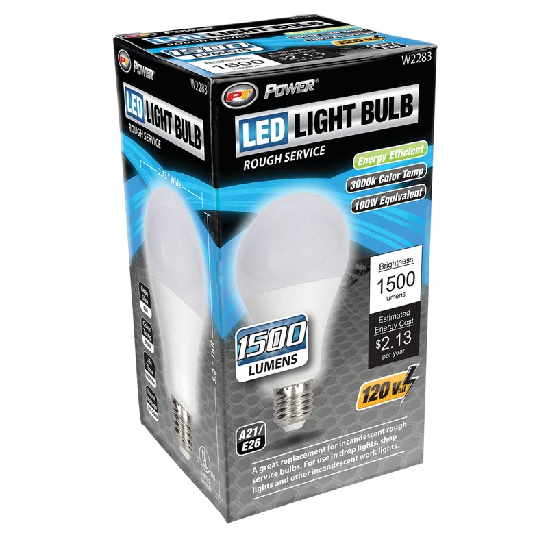 Performance Tool W2283 -1500 Lumens LED Light Bulb, Energy Efficient