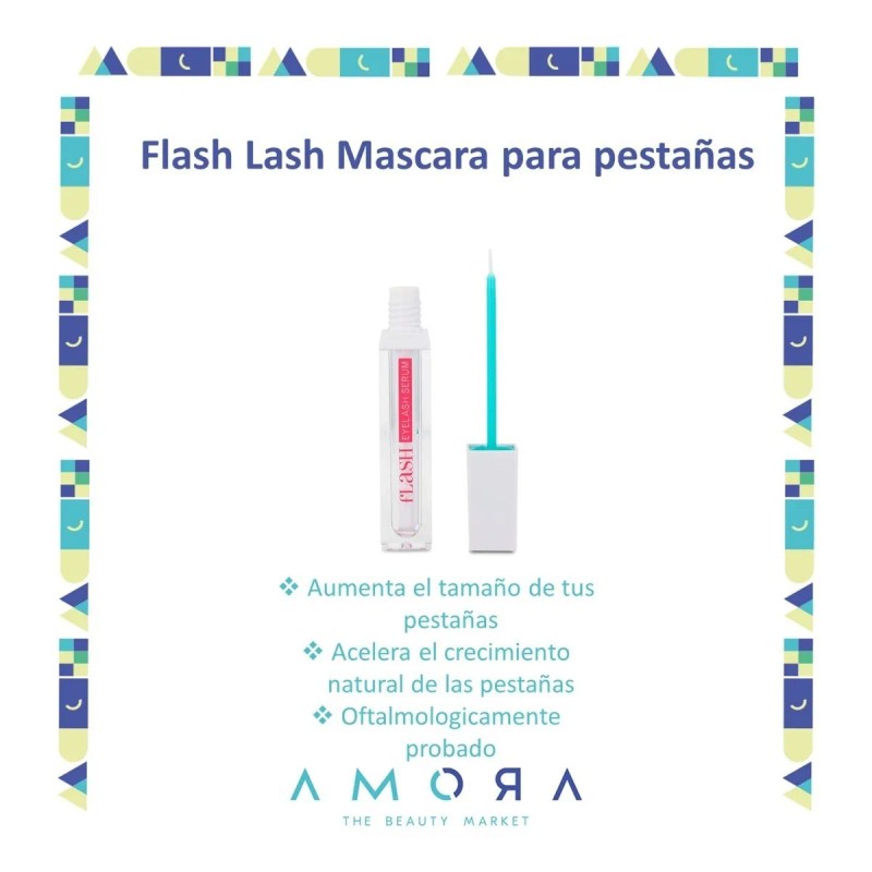Flash Lash Mascara/suero Para Pestañas Largas