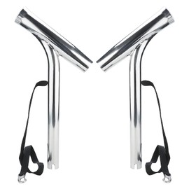 NovelBee 2pcs Stainless Steel Outrigger Boat Fishing Rod Holder,Fishing Pole Holder for Marine Boat Yacht