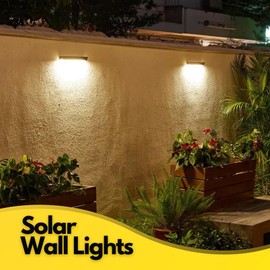 Brighticonic Solar Sign Lights Outdoor 13" LED Light Billboard,Solar House Number Light for Commercial Signage IP65 Waterproof Warm White 3000K for Contractors, Homeowners