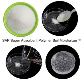 Soil Moist SAP Super Absorbent Polymer Soil Amendment and Water Reservoir for Plants (1 Pound)