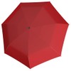Knirps Small Black Pocket Umbrella 18 cm, Red Superthin, Small