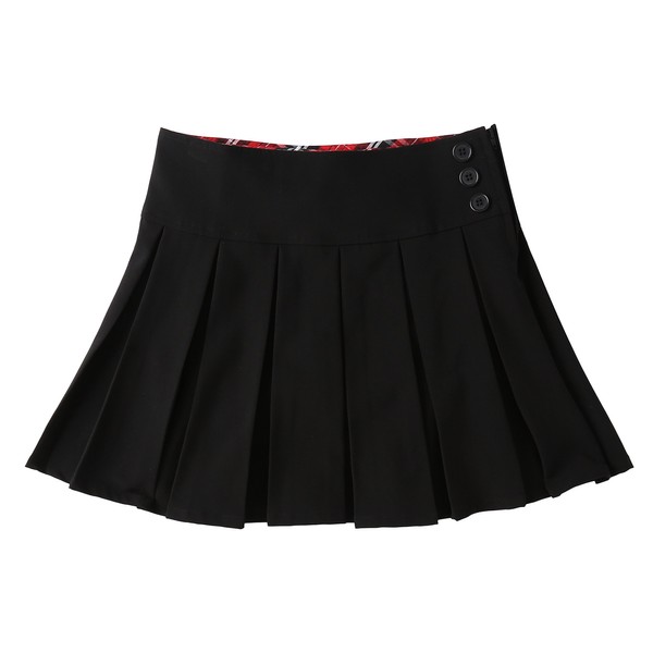 Bienzoe Girls’ Durable Teflon & Stretchable School Uniform Pleated Skirts