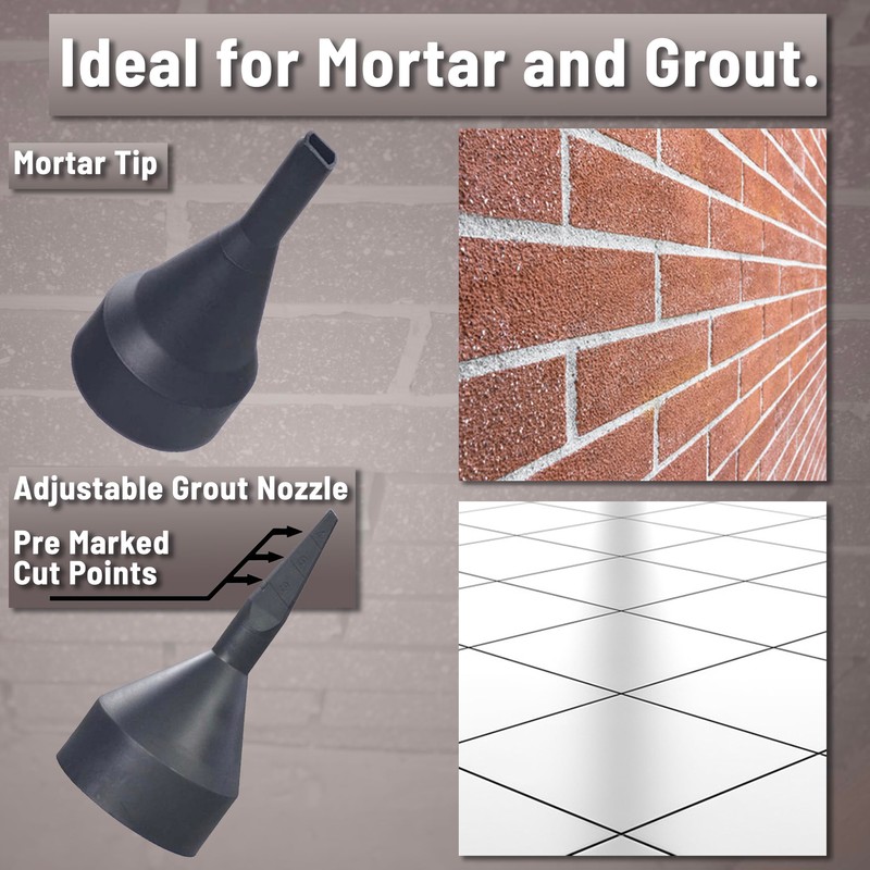 AWF PRO - Mortar Pointing Gun, 1 Quart (32 fl
