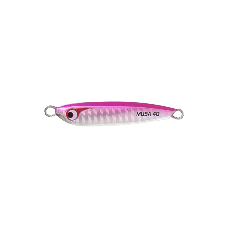 BOZLES Metal Jig, TG Musashi, 1.4 oz (40 g), Pink