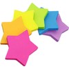 6 Color Star Shape Sticky Notes, 240 Sheets Star Shape