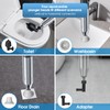 TheElves Toilet Plunger,High Pressure Air Drain Blaster Kit,Stainless Steel Plungers