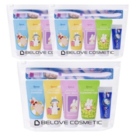 (3 pieces) Epoo Refresh Travel Set 6 Piece Minis. Portable. Toiletries. Amenities / (3개)에뿌 리프레시 여행용세트 6종 미니스.휴대용.세면도구.어메니티