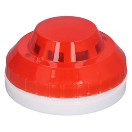 Smoke Detector Photoelectric Prevent Interference Small Wired Fire Alarm for Home Hotel Factory DC 12‑24V